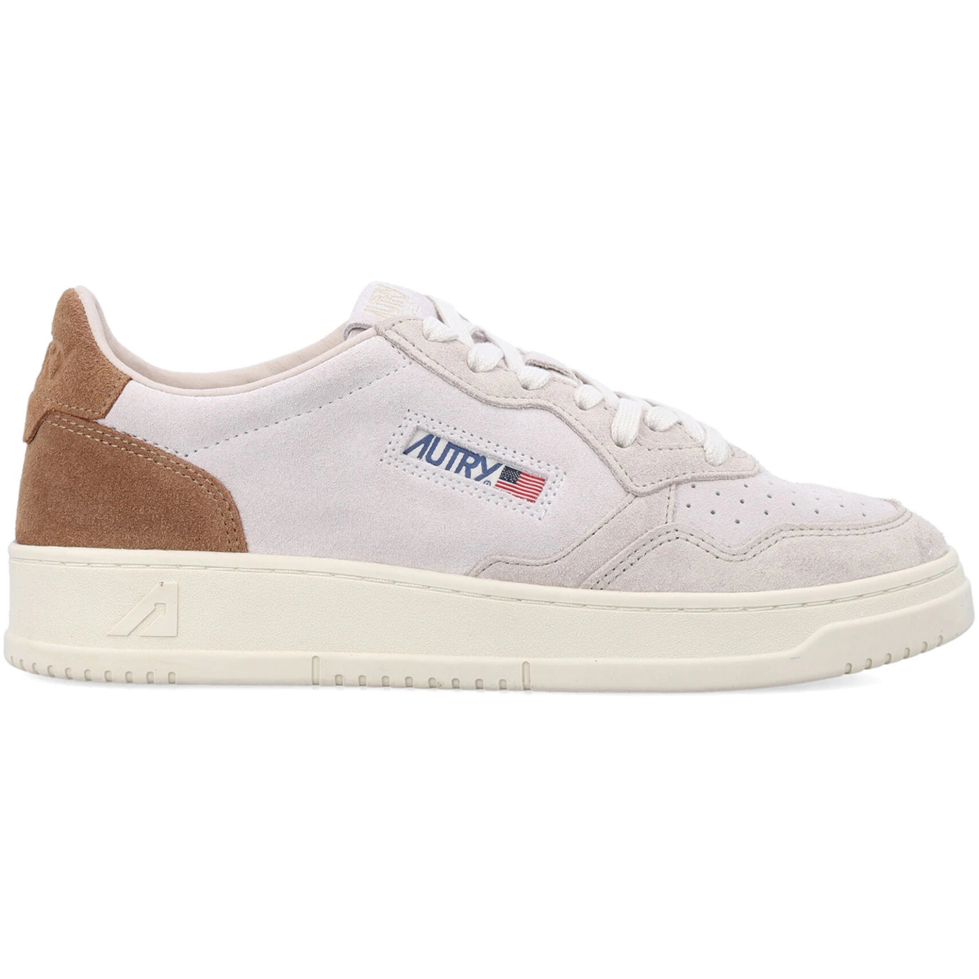 Autry Medalist Leather Low Tricolor Sand Cigar Beige 1 Autry Medalist Leather Low Tricolor Sand Cigar Beige 3