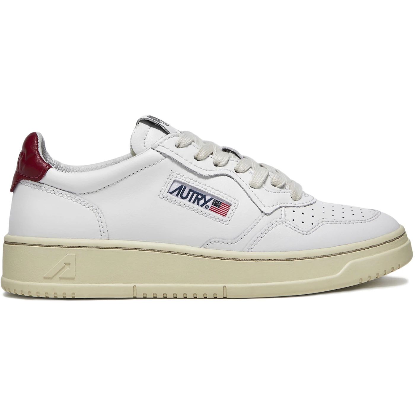 Autry Medalist Leather Low White Fuchsia 2 Autry Medalist Leather Low White Fuchsia 3