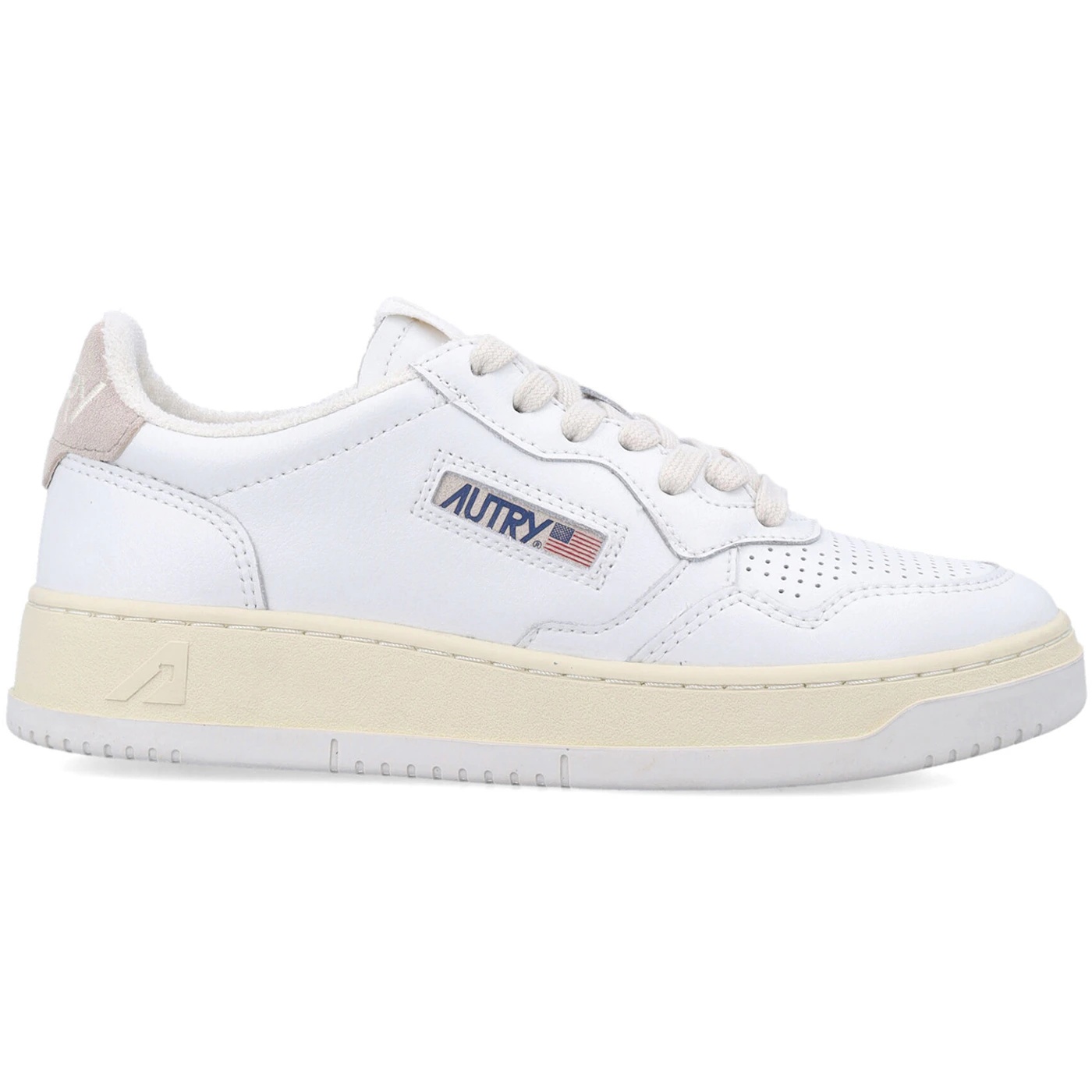 Autry Medalist Leather Low White Ivory (Womens) 2 Autry Medalist Leather Low White Ivory Womens 1
