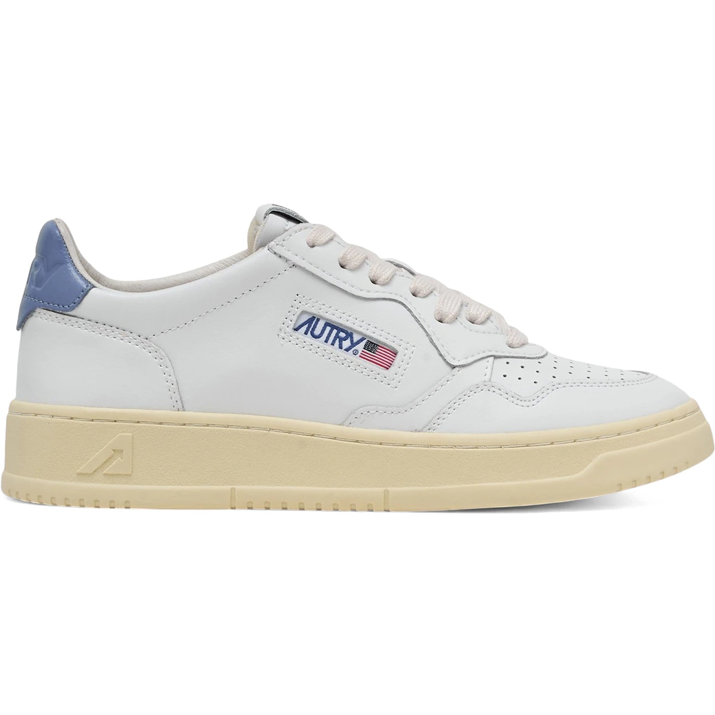 Autry Medalist Leather Low White Tempest (Womens) 1 Autry Medalist Leather Low White Tempest Womens 1