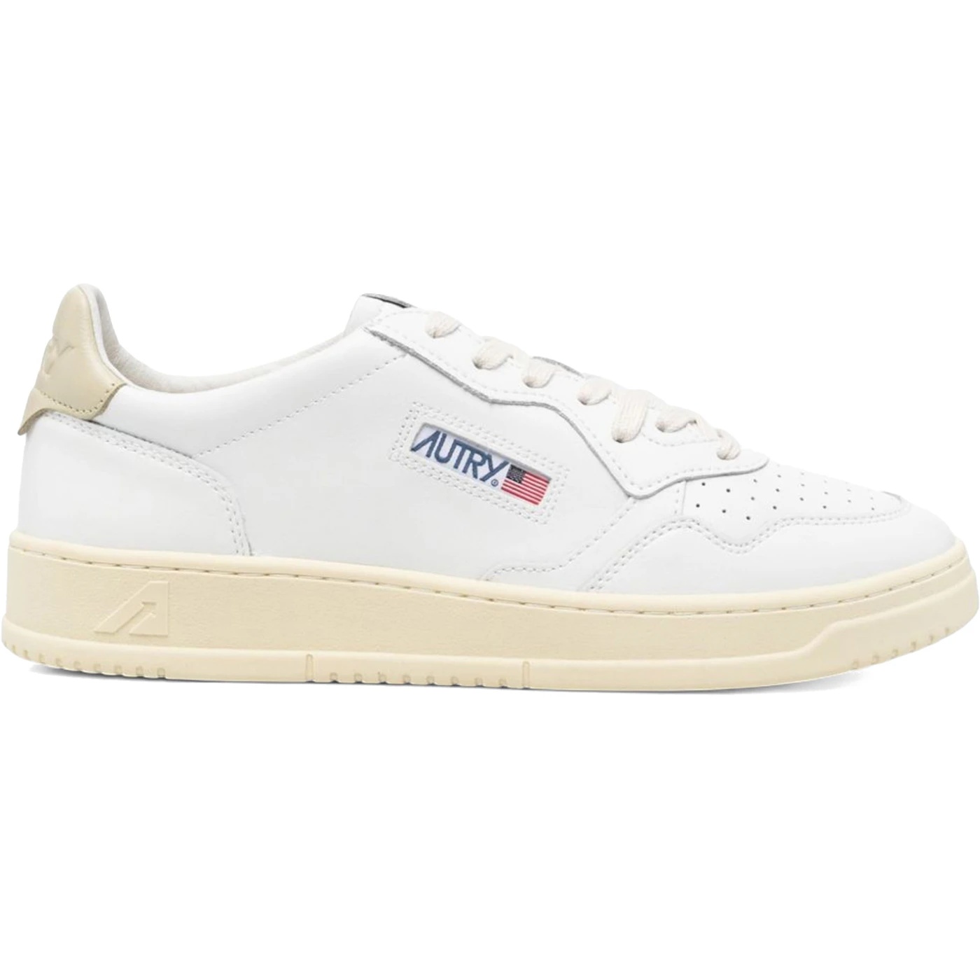 Autry Medalist Leather Low White Tidal Foam 2 Autry Medalist Leather Low White Tidal Foam 2
