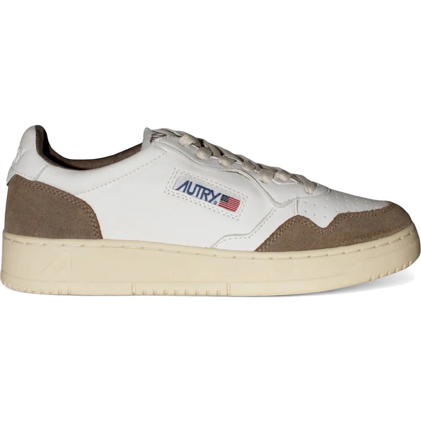 Autry Medalist Leather Low White Tobacco 2 Autry Medalist Leather Low White Tobacco 2