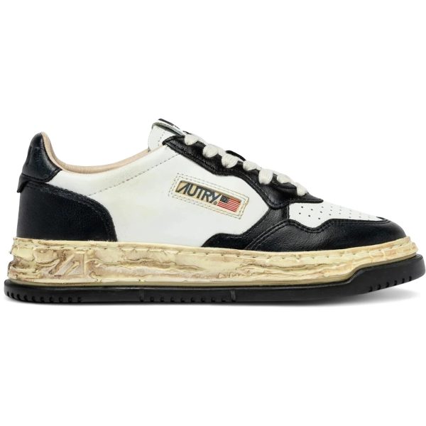 Autry Medalist Low Super Vintage Maison Mihara Yasuhiro General Scale White Black (Womens)