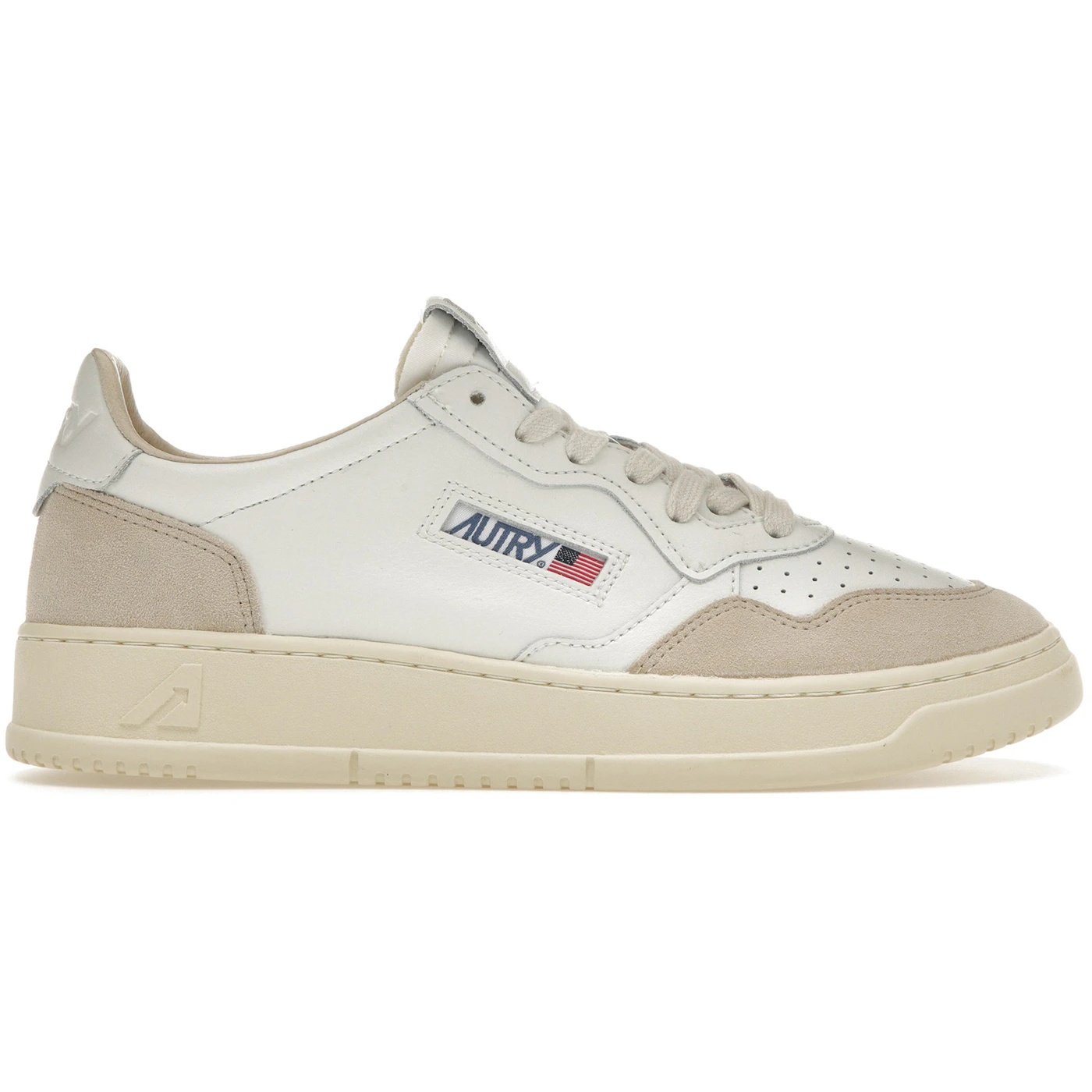 Autry Medalist White Beige Suede 2 Autry Medalist White Beige Suede 2
