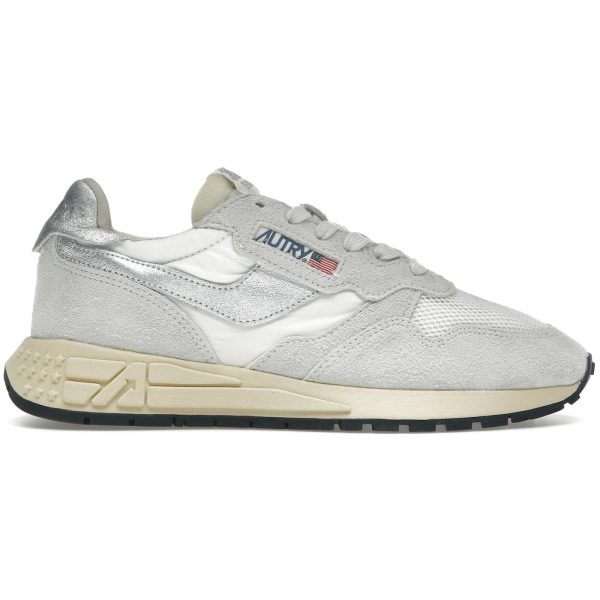 Autry Reelwind Low White Silver (Womens)