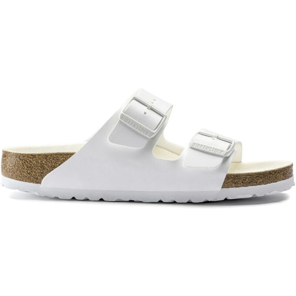 Birkenstock Arizona Birko-Flor Triple White (Womens)