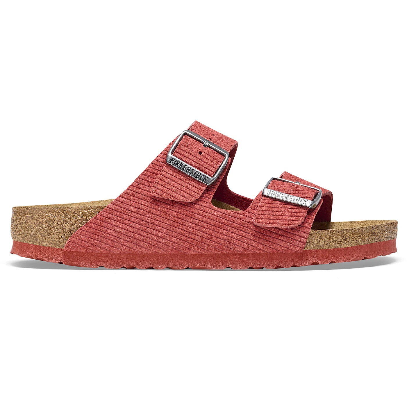 Birkenstock Arizona Embossed Corduroy Suede Sienna Red 1