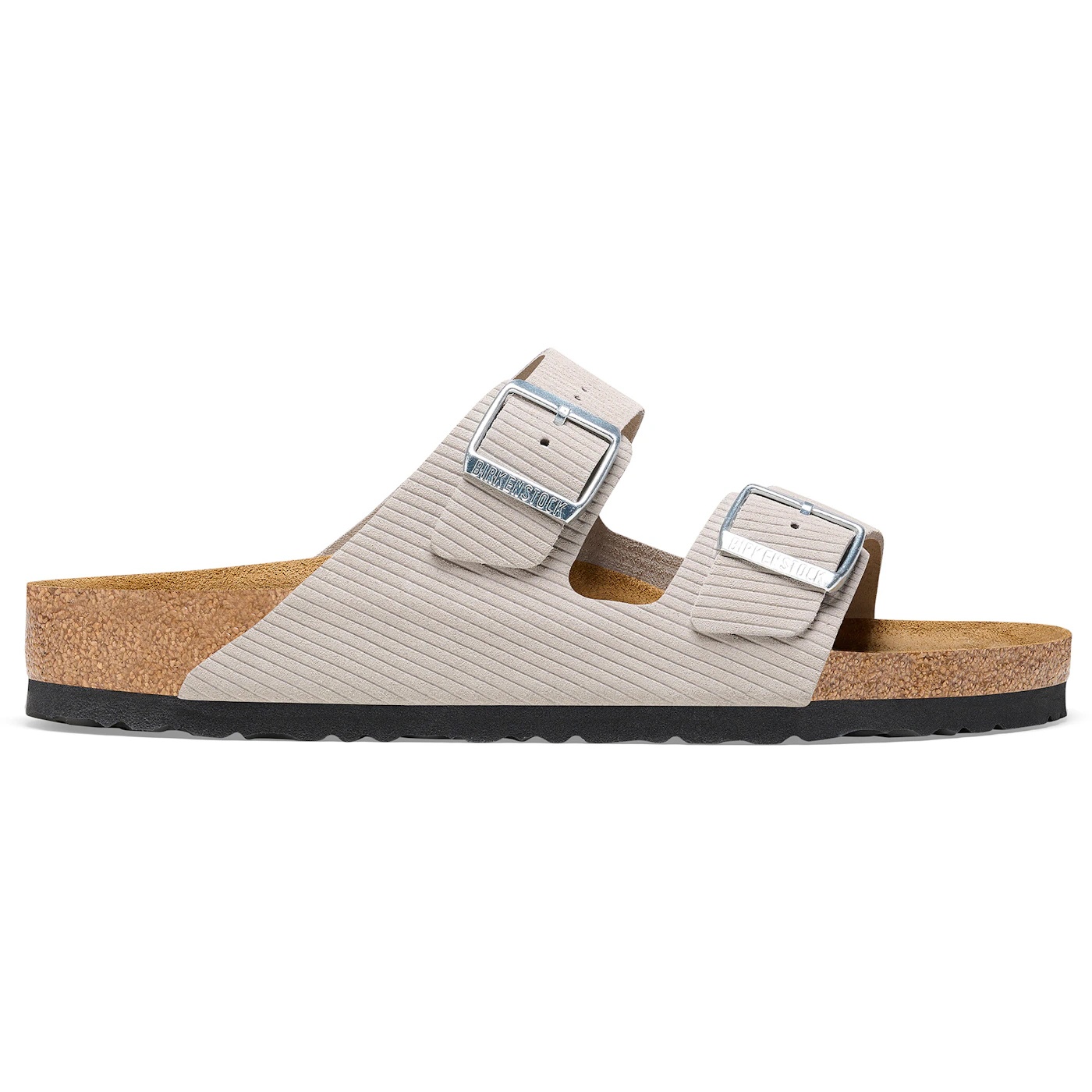 Birkenstock Arizona Embossed Corduroy Suede Stone Coin 3