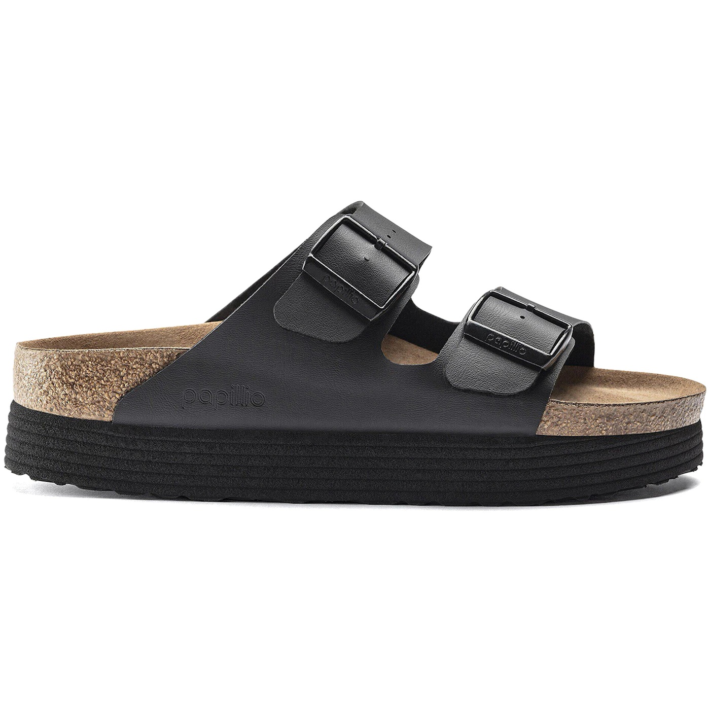 Birkenstock Arizona Flex Platform Vegan Black 2 Birkenstock Arizona Flex Platform Vegan Black 1