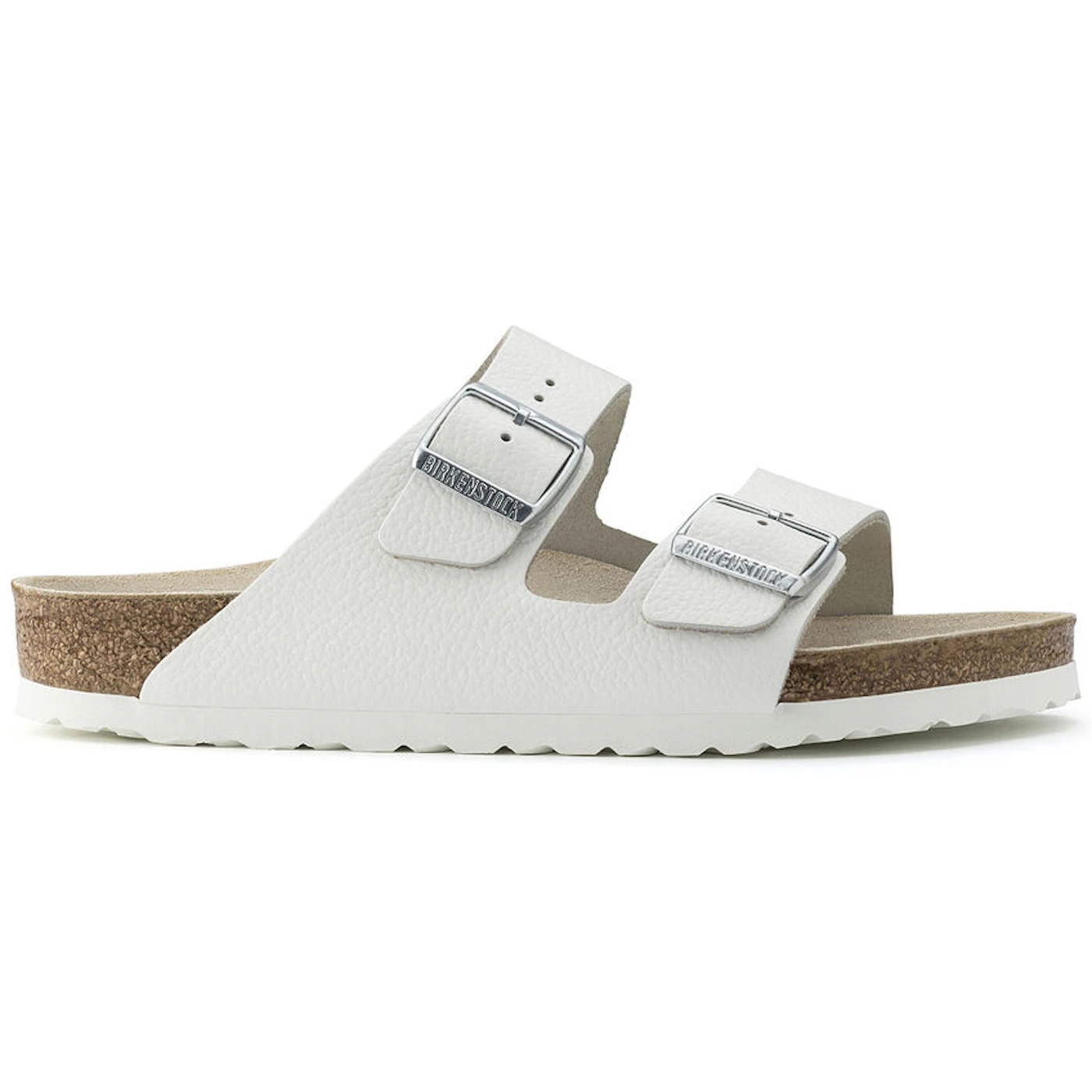 Birkenstock Arizona Leather White Womens 3