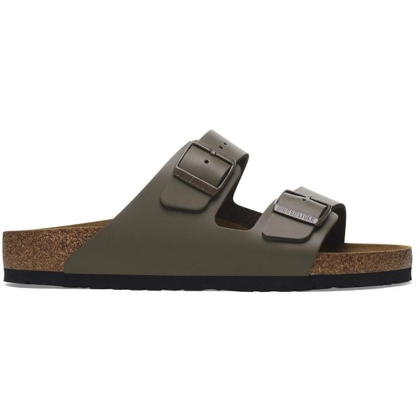 Birkenstock Arizona Natural Leather Concrete Gray
