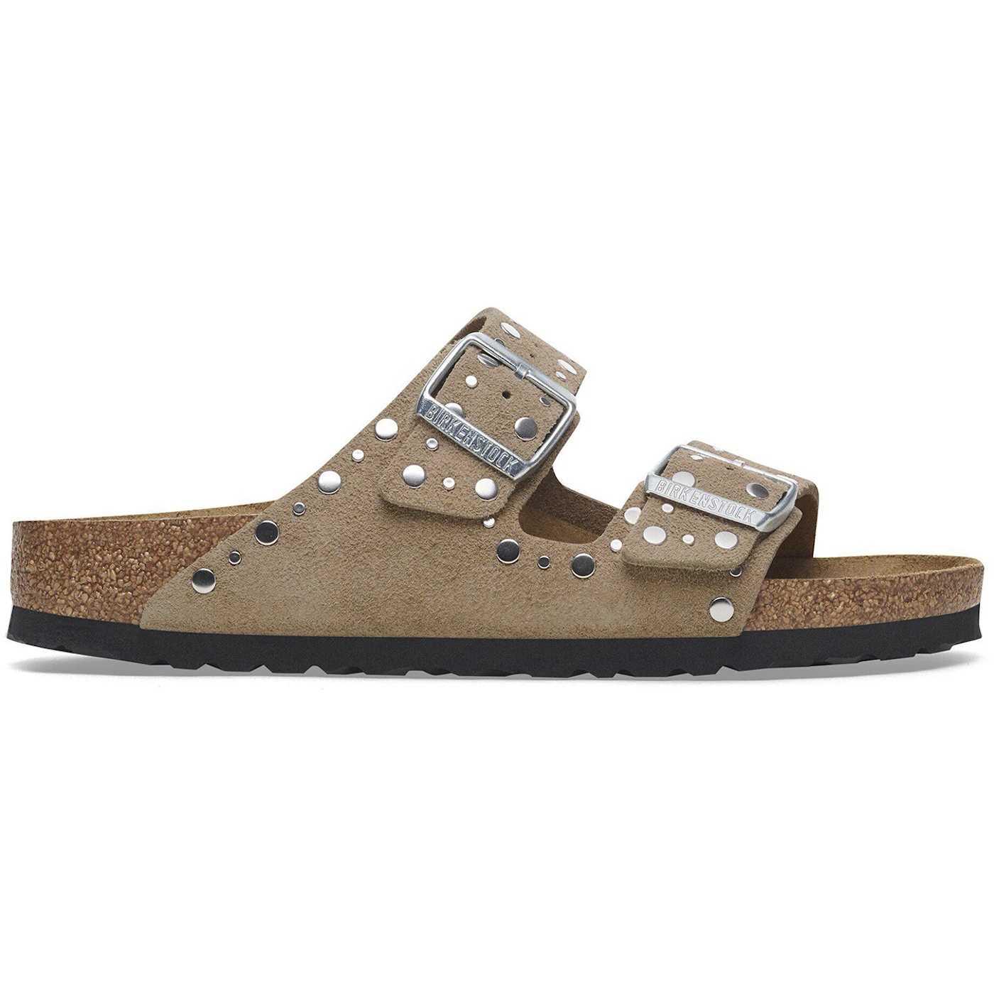 Birkenstock Arizona Rivets Suede Taupe 2 Birkenstock Arizona Rivets Suede Taupe 2