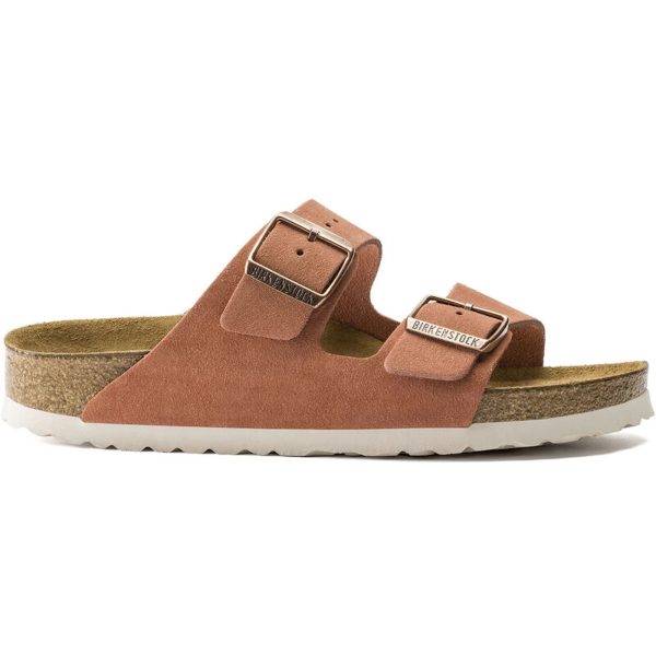 Birkenstock Arizona Soft Footbed Suede Earth Red (Womens)