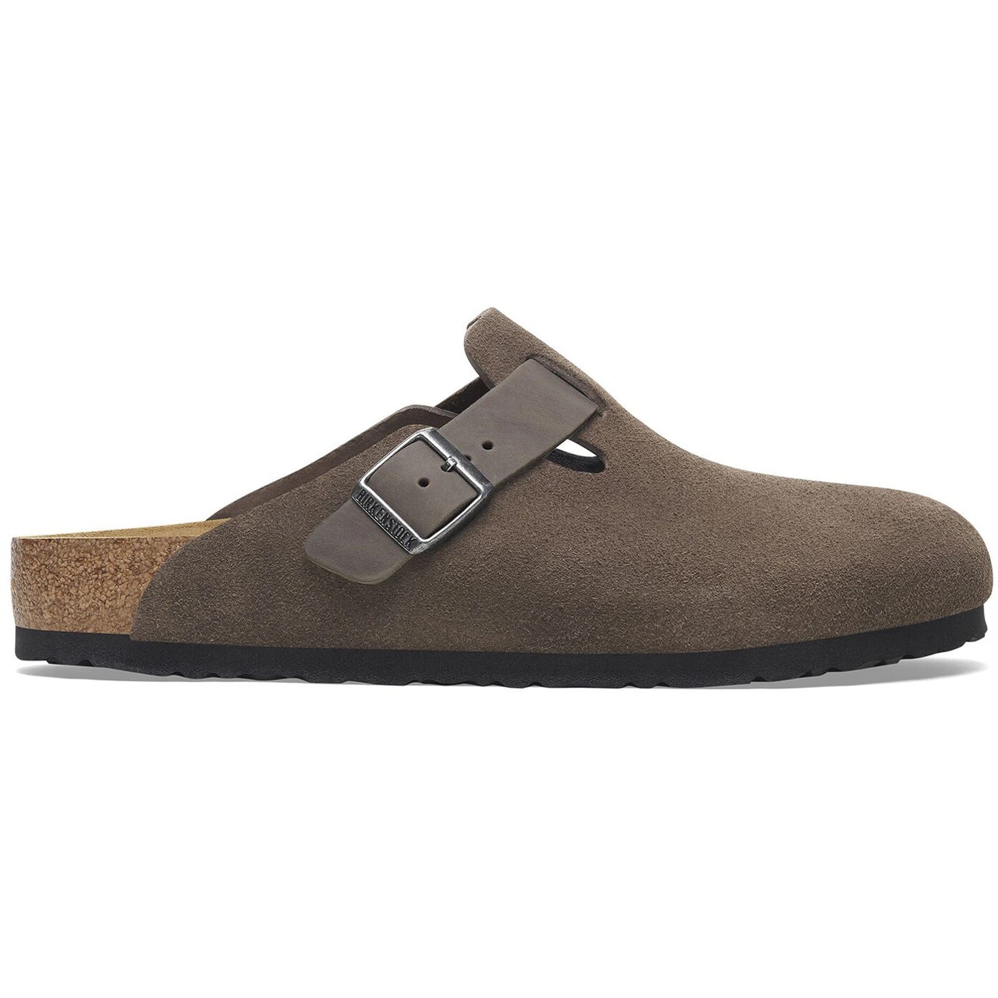 Birkenstock Boston BS Mixed Leather Concrete Grey 1 Birkenstock Boston BS Mixed Leather Concrete Grey 3