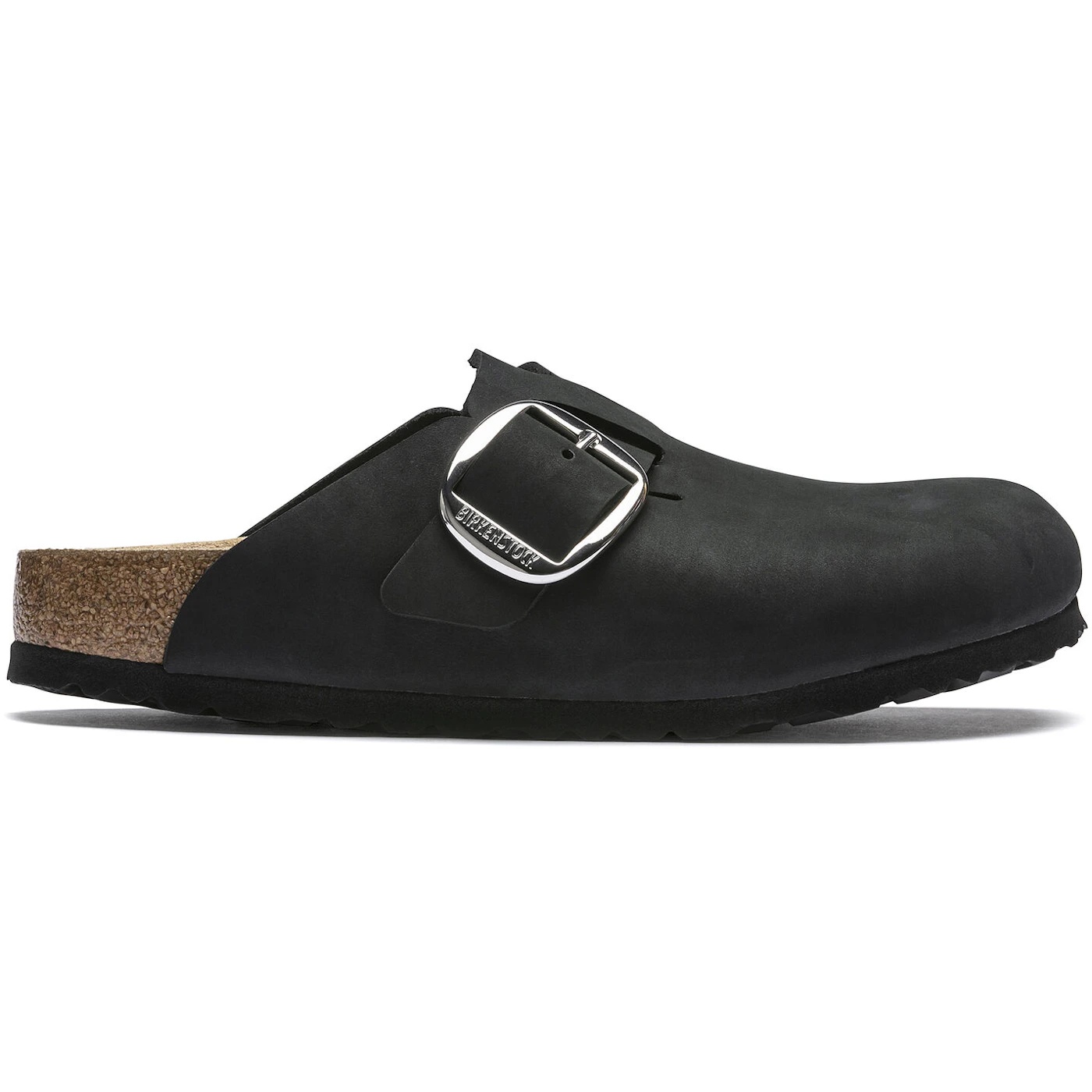 Birkenstock Boston Big Buckle Nubuck Black 2 Birkenstock Boston Big Buckle Nubuck Black 3