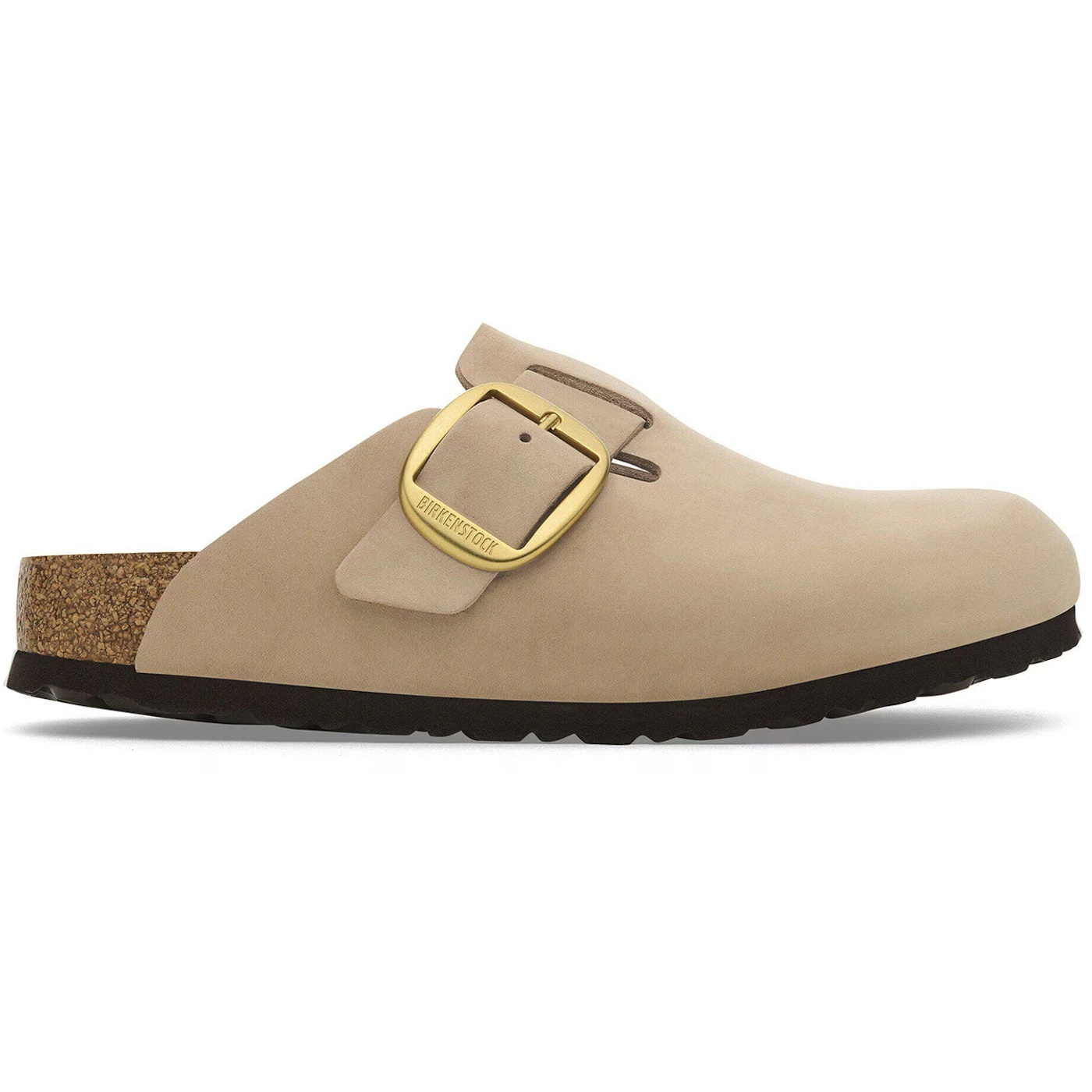 Birkenstock Boston Big Buckle Nubuck Sandcastle 2 Birkenstock Boston Big Buckle Nubuck Sandcastle 1