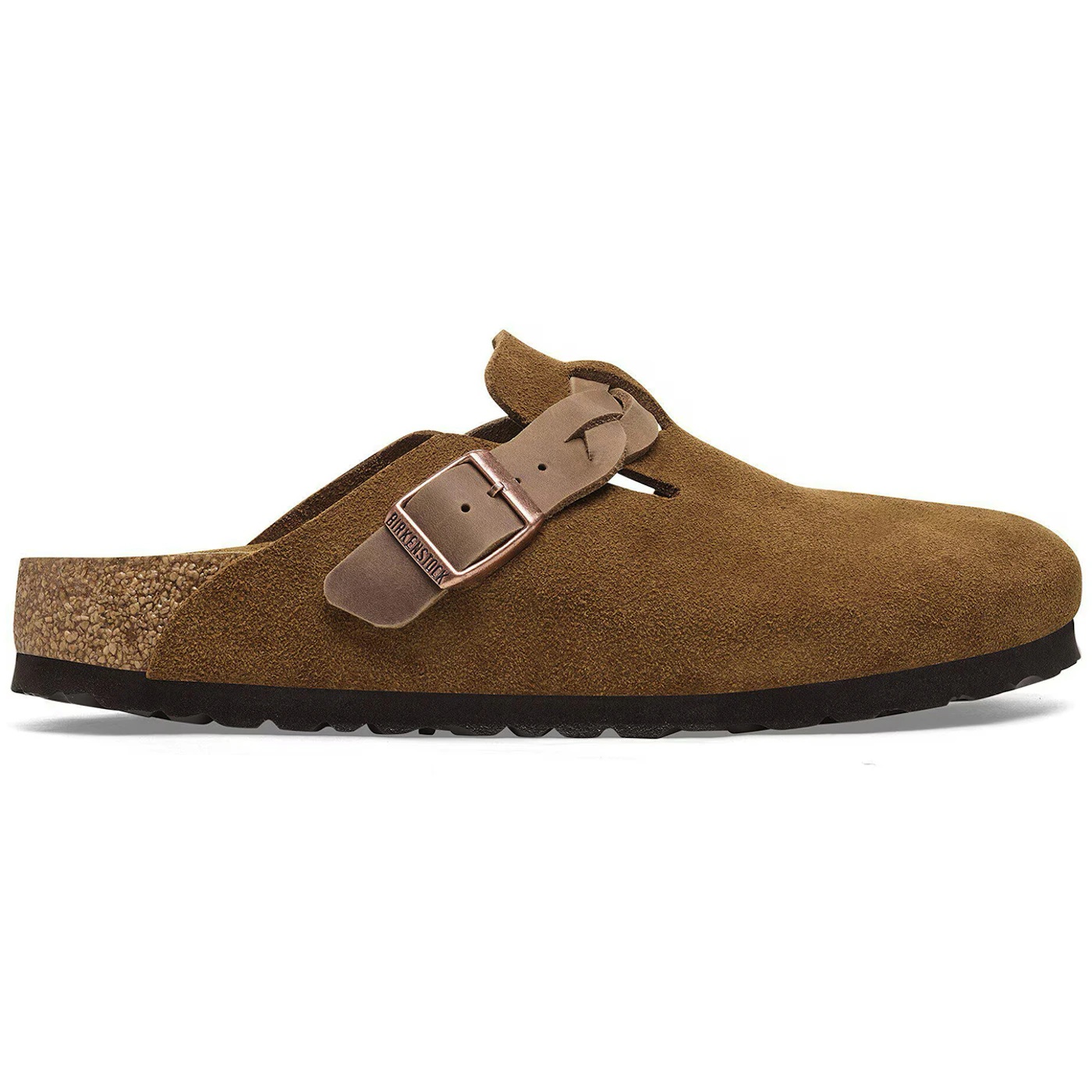 Birkenstock Boston Braided Suede Mink 1 Birkenstock Boston Braided Suede Mink