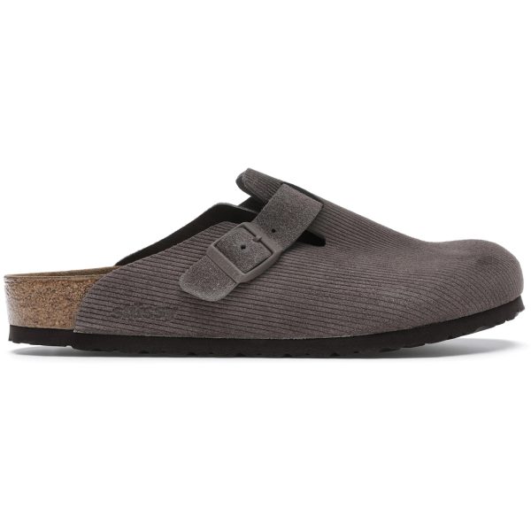 Birkenstock Boston Clogs Stussy Anthracite