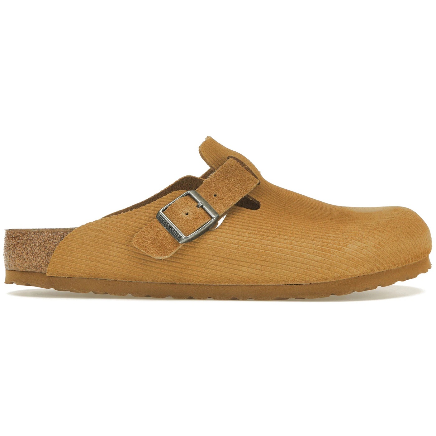 Birkenstock Boston Embossed Corduroy Suede Cork Brown 2 Birkenstock Boston Embossed Corduroy Suede Cork Brown 3