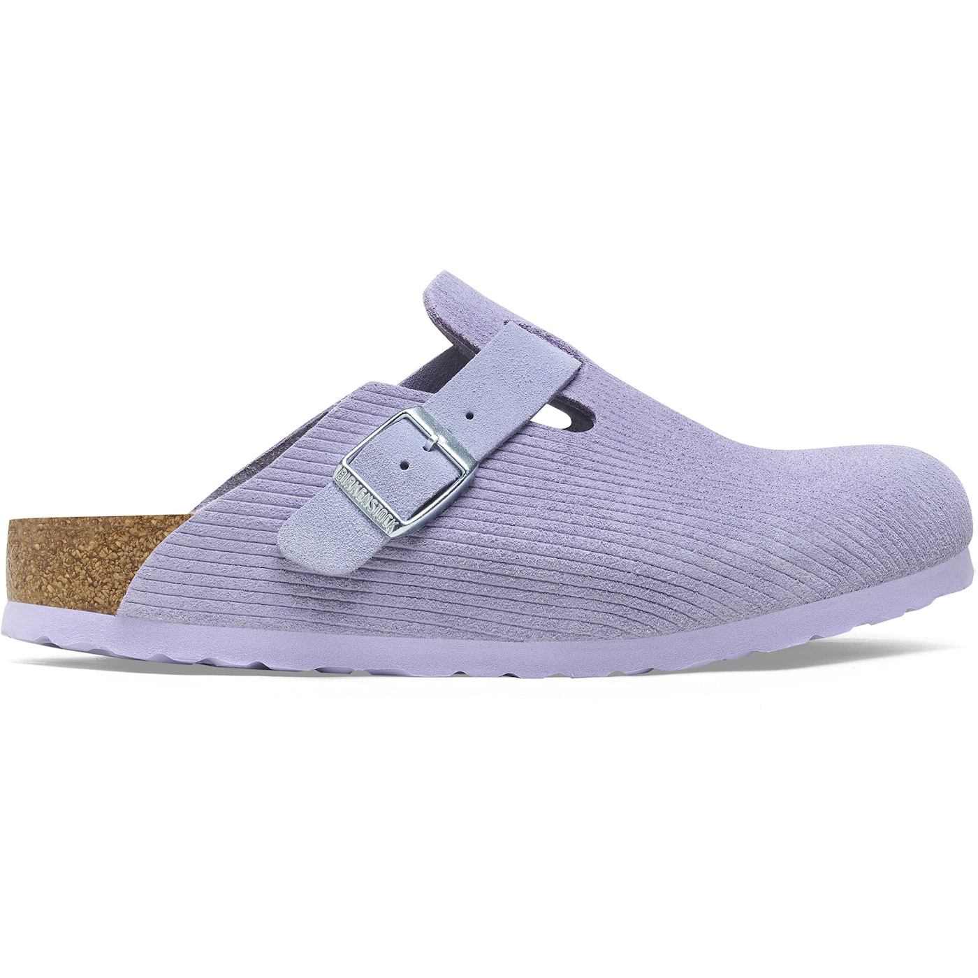 Birkenstock Boston Embossed Corduroy Suede Purple Fog 2 Birkenstock Boston Embossed Corduroy Suede Purple Fog 2