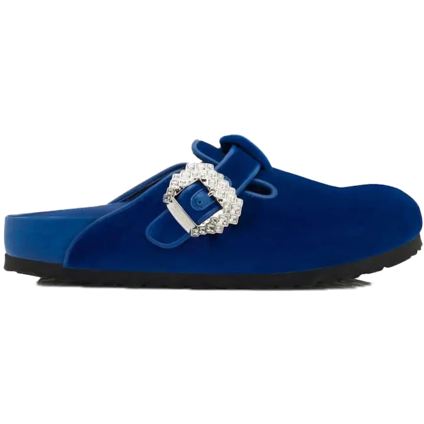 Birkenstock Boston Manolo Blahnik Royal Blue Velvet 1 Birkenstock Boston Manolo Blahnik Royal Blue Velvet 1
