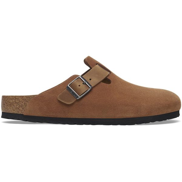 Birkenstock Boston Mixed Leather Cognac