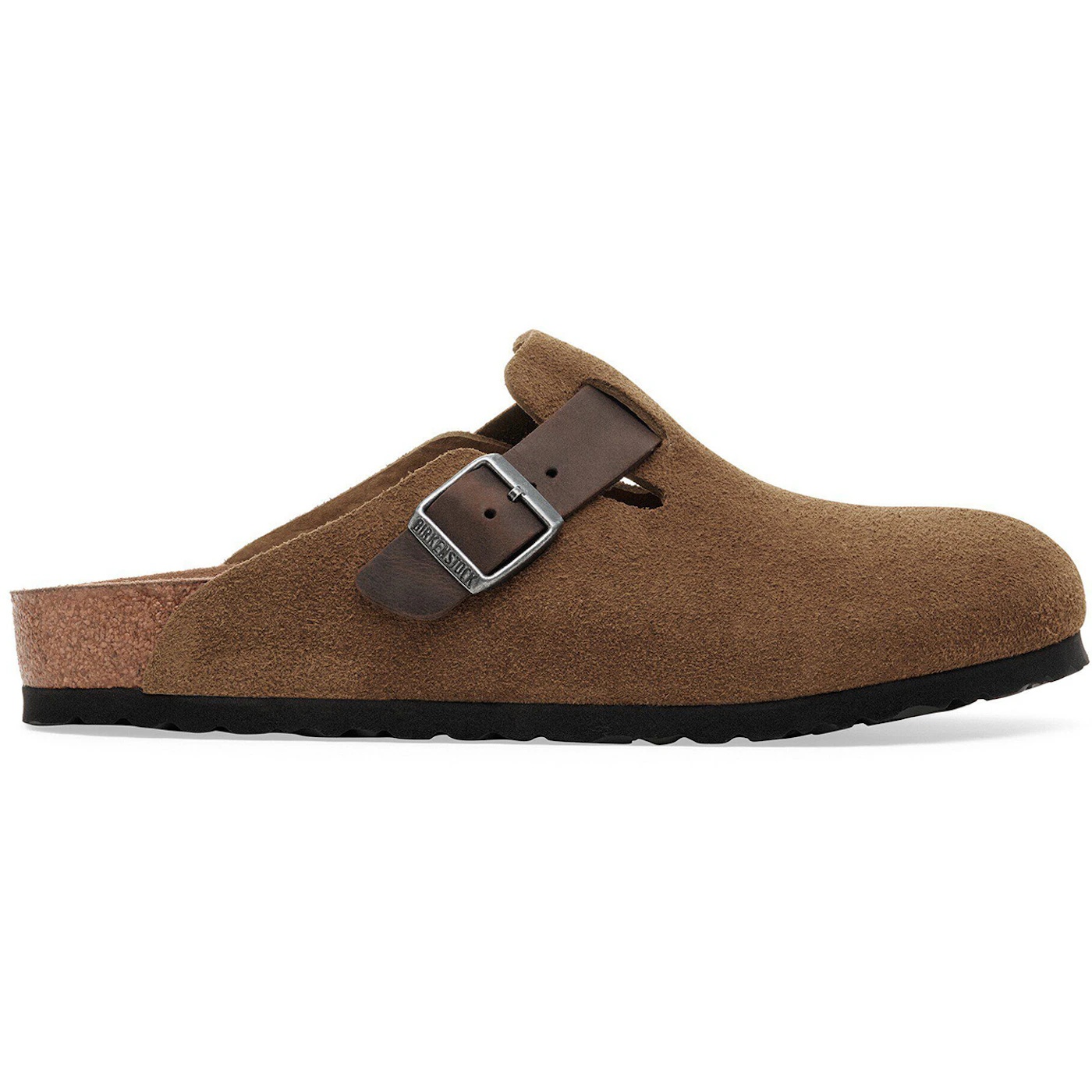 Birkenstock Boston Mixed Leather Dark Tea 1