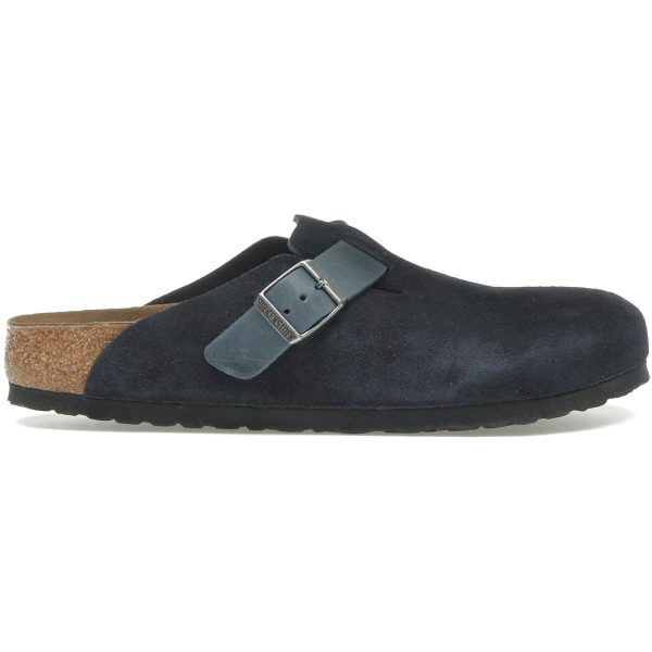 Birkenstock Boston Mixed Leather Midnight