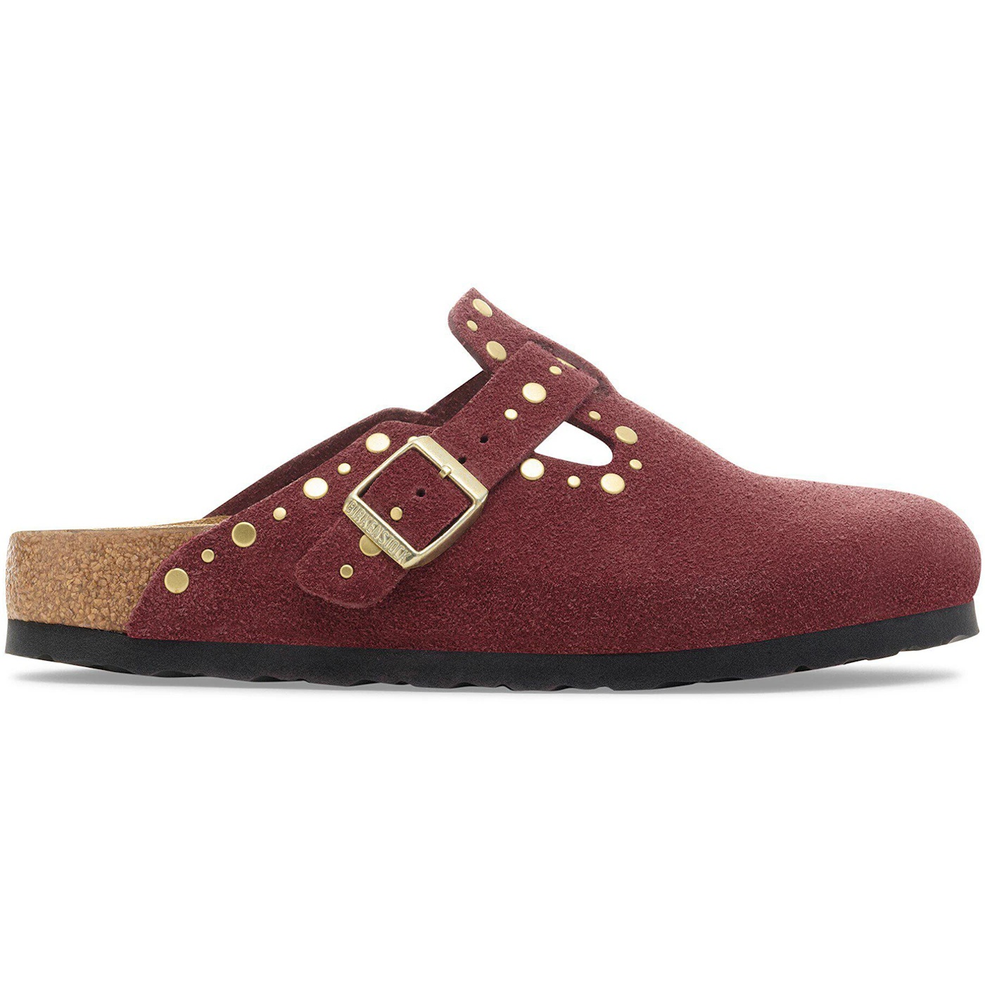 Birkenstock Boston Rivets Suede Leather Zinfandel 2 Birkenstock Boston Rivets Suede Leather Zinfandel 3