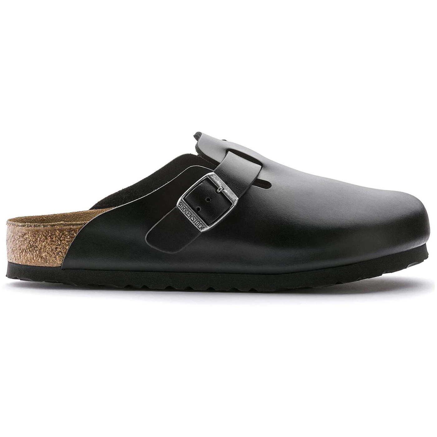 Birkenstock Boston Soft Footbed Smooth Leather Amalfi Black 2 Birkenstock Boston Soft Footbed Smooth Leather Amalfi Black 2
