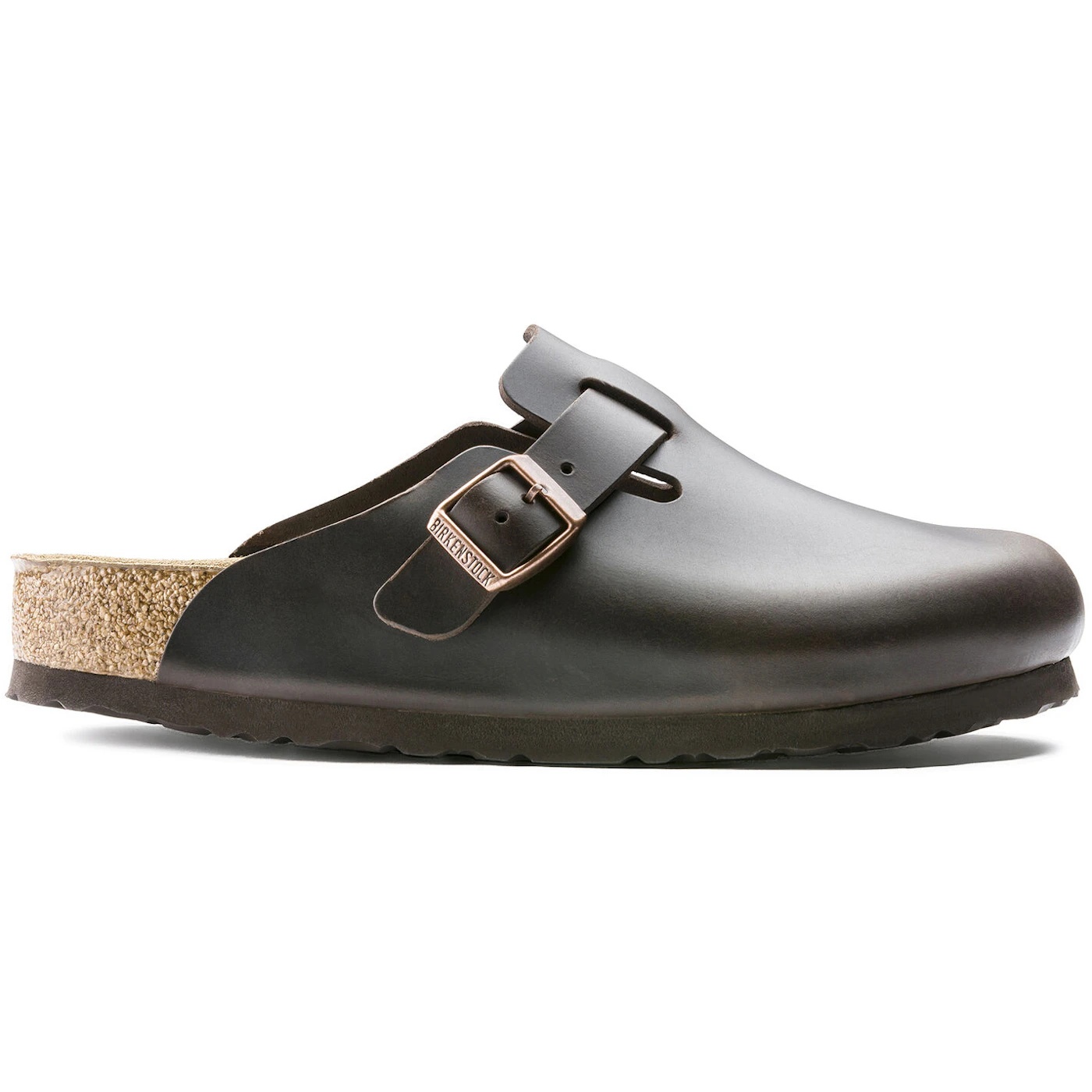 Birkenstock Boston Soft Footbed Smooth Leather Amalfi Testa Di Moro Brown 2