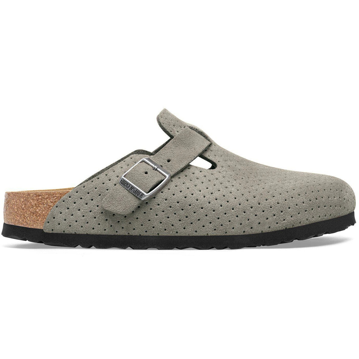 Birkenstock Boston Suede Embossed Dotted Stone Coin 2 Birkenstock Boston Suede Embossed Dotted Stone Coin 2