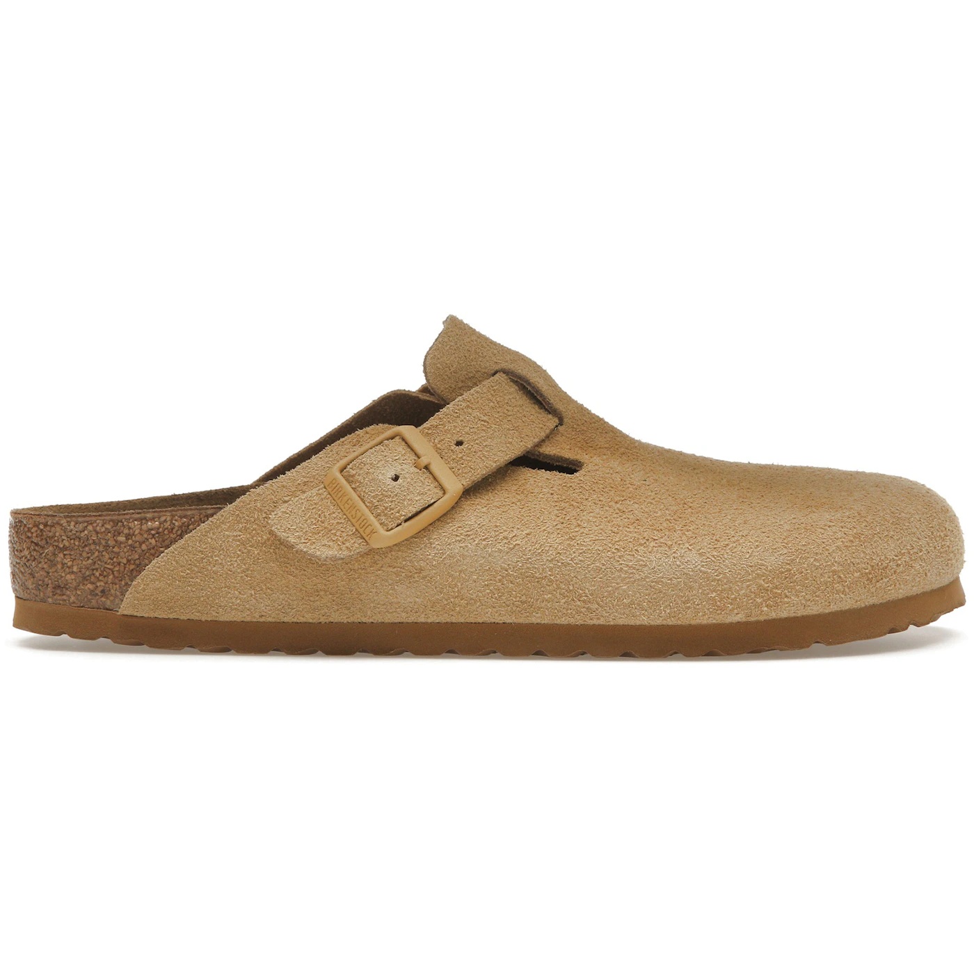 Birkenstock Boston Suede Latte Cream (Cream Outsole) 2 Birkenstock Boston Suede Latte Cream Cream Outsole 3