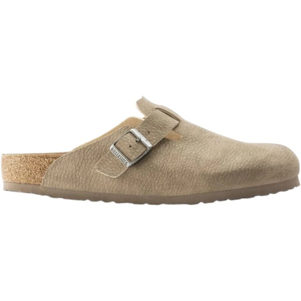 Birkenstock Boston Vegan Desert Dust Gray Taupe