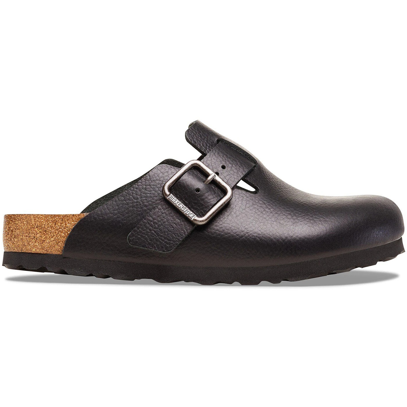 Birkenstock Boston Wire Buckle Leather Vintage Wood Black 2 Birkenstock Boston Wire Buckle Leather Vintage Wood Black 3