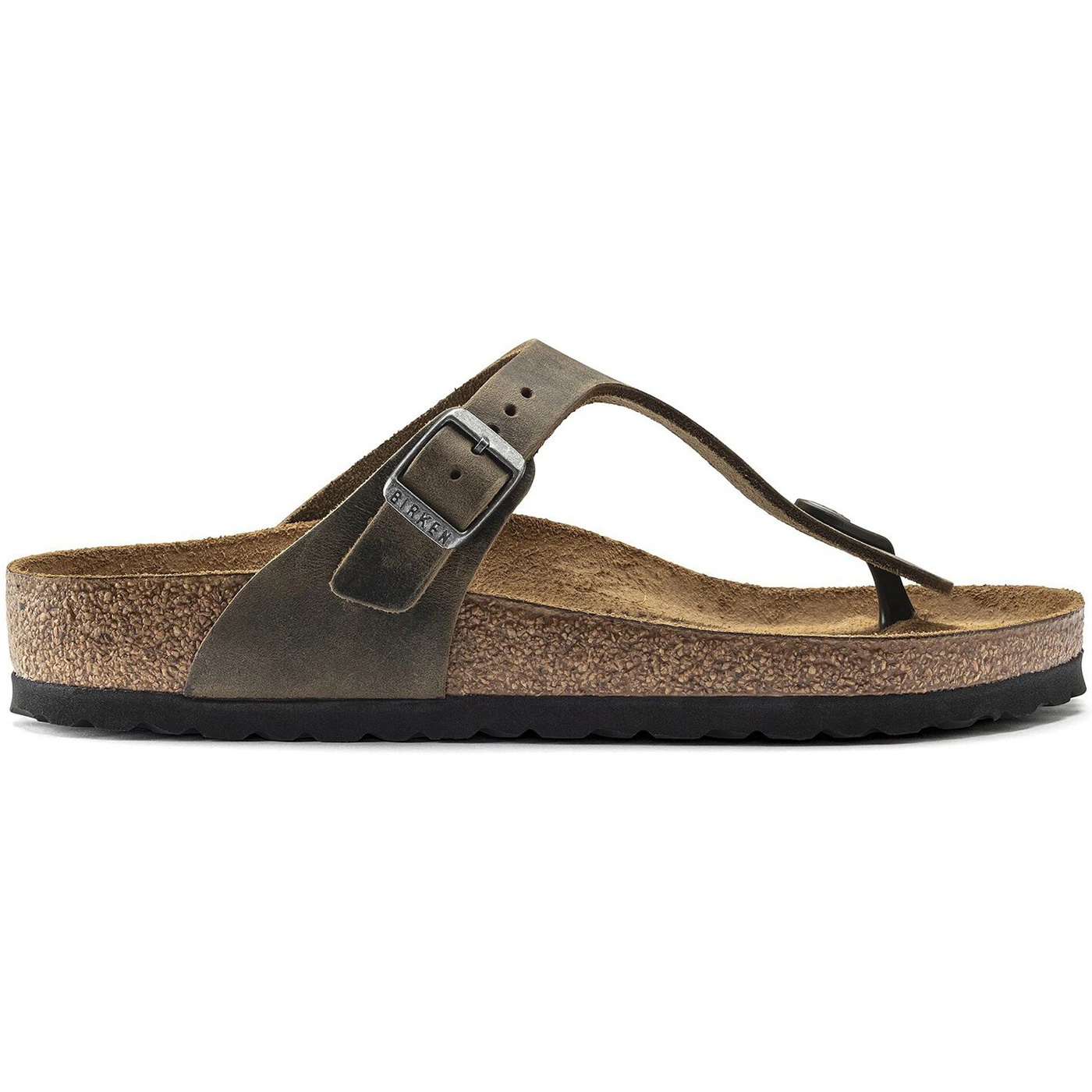 Birkenstock Gizeh Oiled Leather Faded Khaki 2 Birkenstock Gizeh Oiled Leather Faded Khaki 2