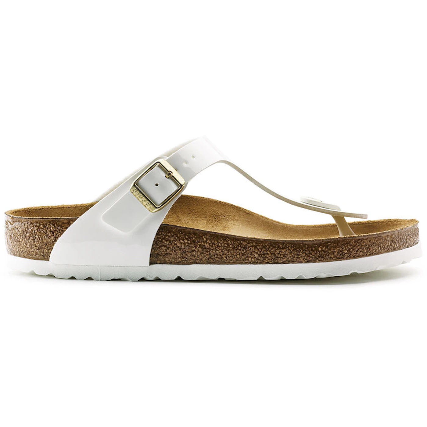 Birkenstock Gizeh Patent White (Womens) 1 Birkenstock Gizeh Patent White Womens 3