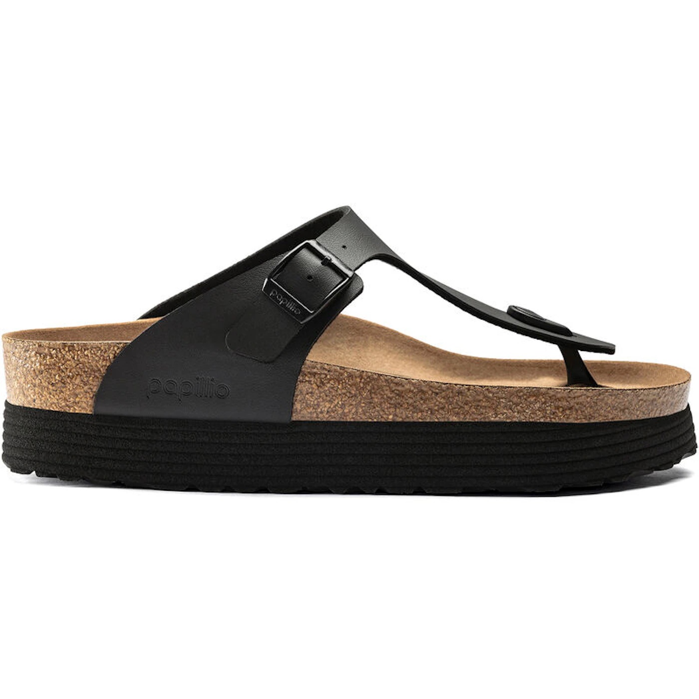 Birkenstock Gizeh Platform Black (Womens) 1 Birkenstock Gizeh Platform Black Womens 2