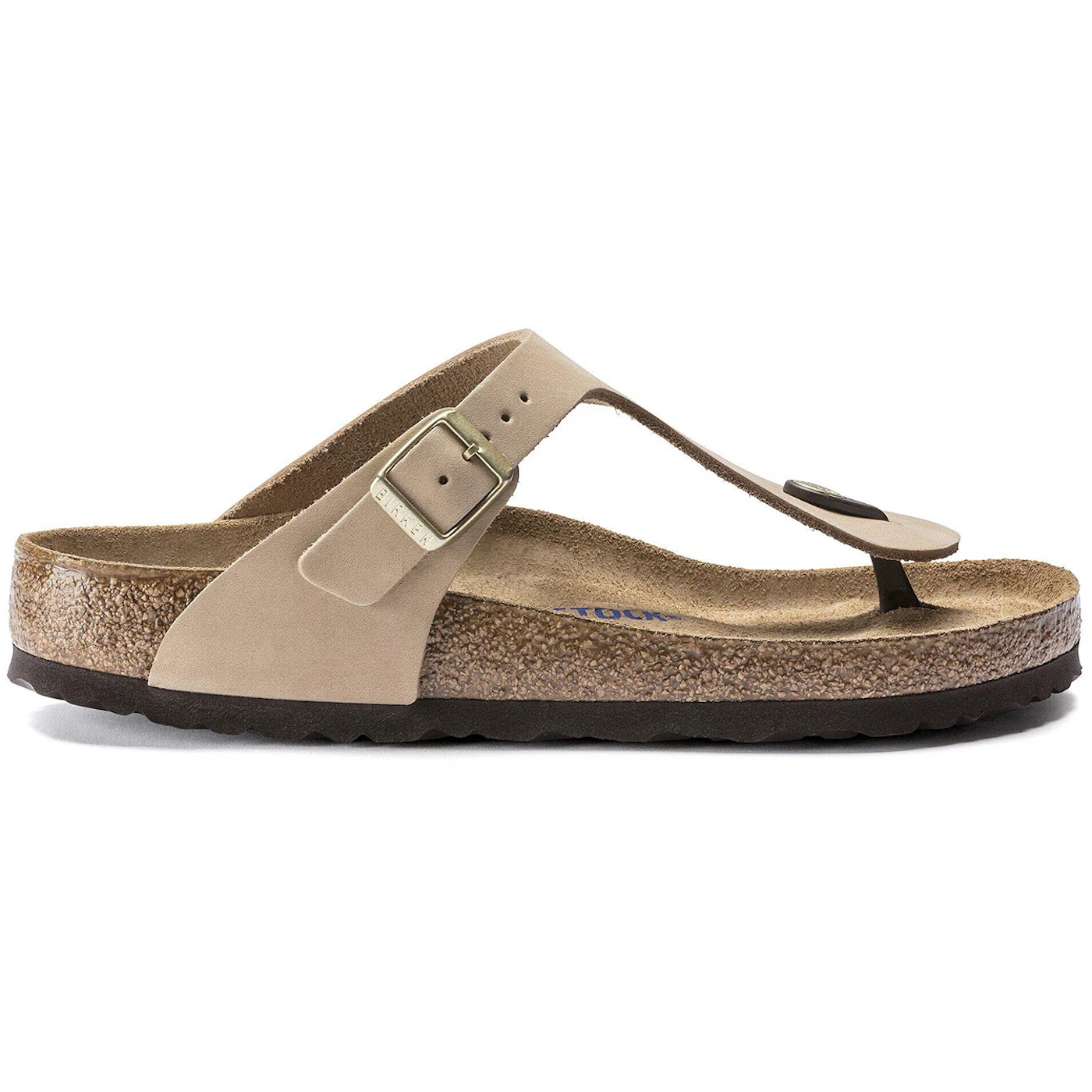Birkenstock Gizeh Soft Footbed Nubuck Sandcastle 3 Birkenstock Gizeh Soft Footbed Nubuck Sandcastle