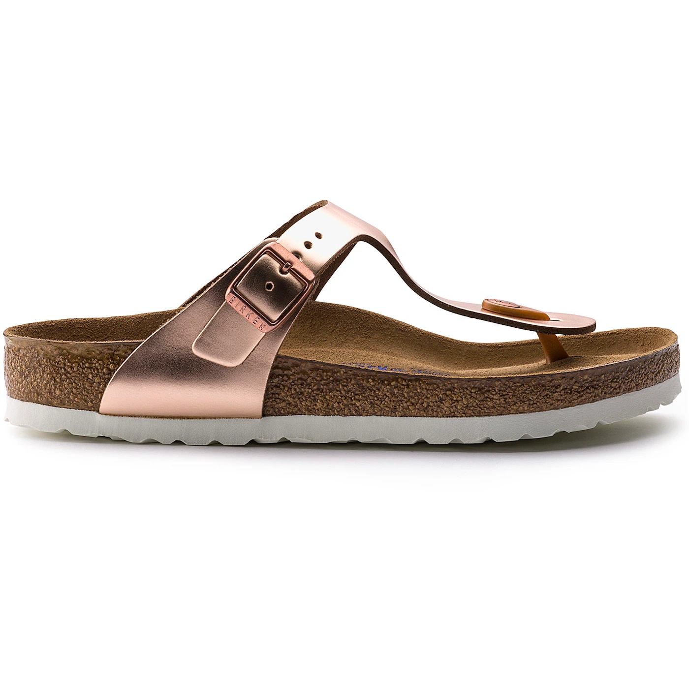 Birkenstock Gizeh Softbed Metallic Cooper (Womens) 3 Birkenstock Gizeh Softbed Metallic Cooper (Womens)