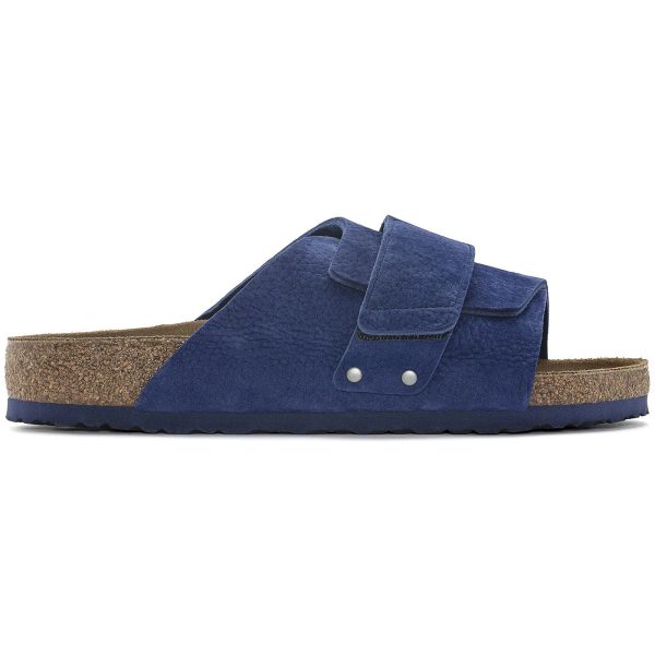 Birkenstock Kyoto Nubuck Leather Desert Buck Indigo Blue