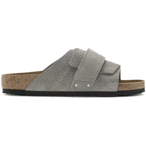 Birkenstock Kyoto Nubuck Leather Desert Buck Whale Grey