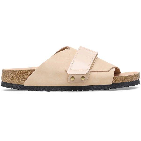 Birkenstock Kyoto Nubuck Leather New Beige (Womens)
