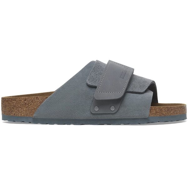 Birkenstock Kyoto Nubuck Suede Basalt Grey