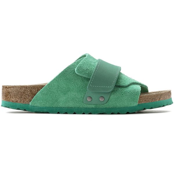Birkenstock Kyoto Nubuck Suede Bold Green