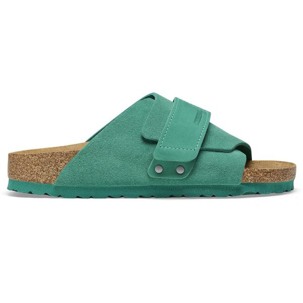 Birkenstock Kyoto Nubuck Suede Digital Green