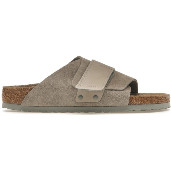 Birkenstock Kyoto Nubuck Suede Stone Coin