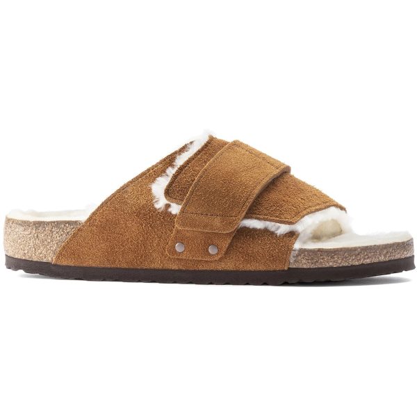 Birkenstock Kyoto Shearling Suede Mink