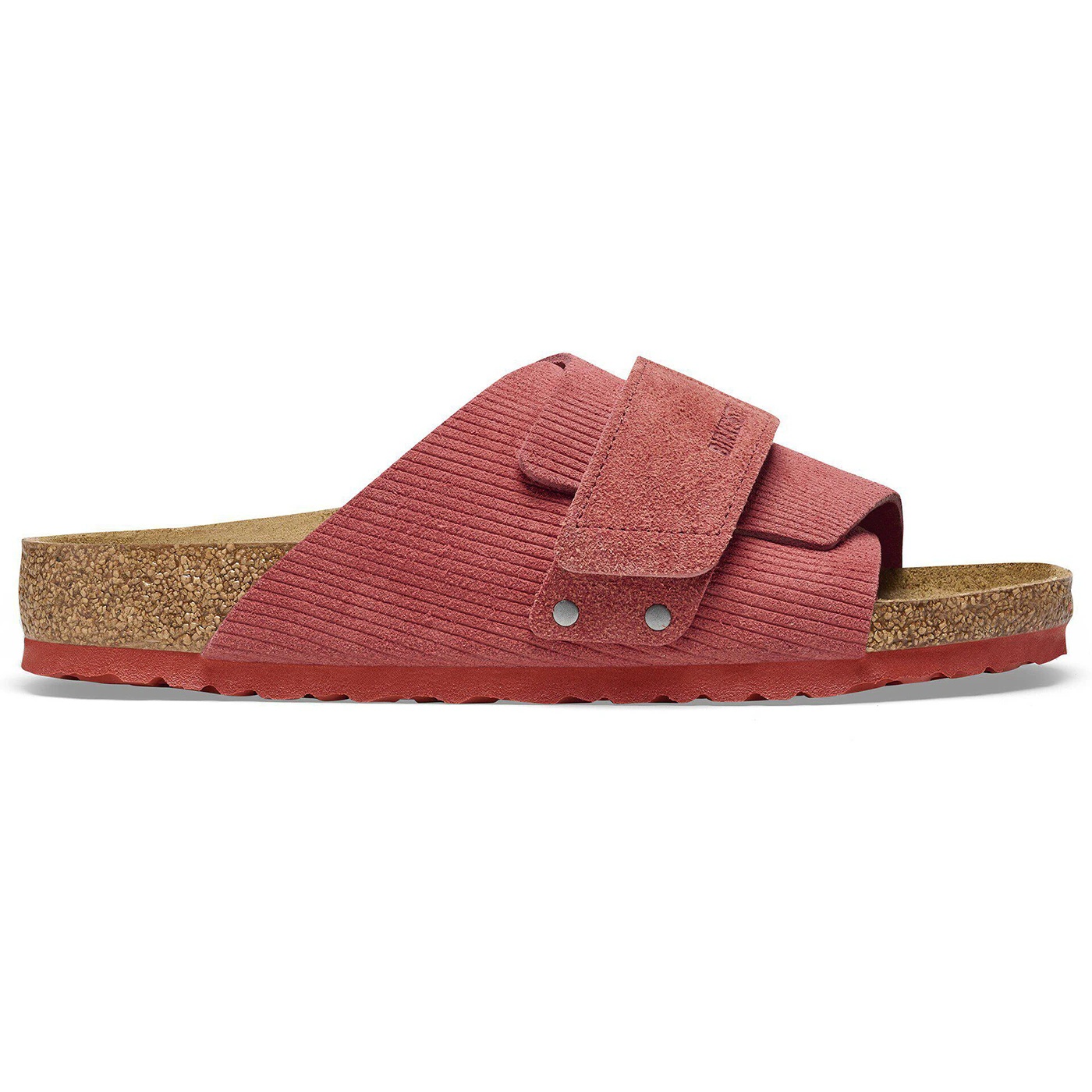 Birkenstock Kyoto Suede Embossed Corduroy Sienna Red 1 Birkenstock Kyoto Suede Embossed Corduroy Sienna Red 1