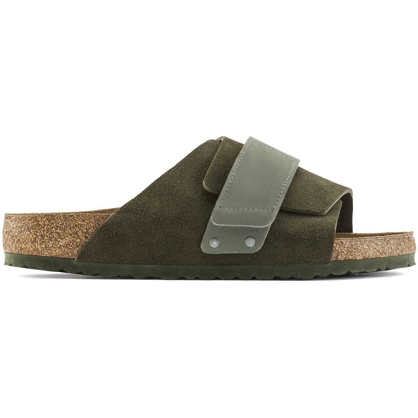 Birkenstock Kyoto Suede Thyme Green 2 Birkenstock Kyoto Suede Thyme Green 2